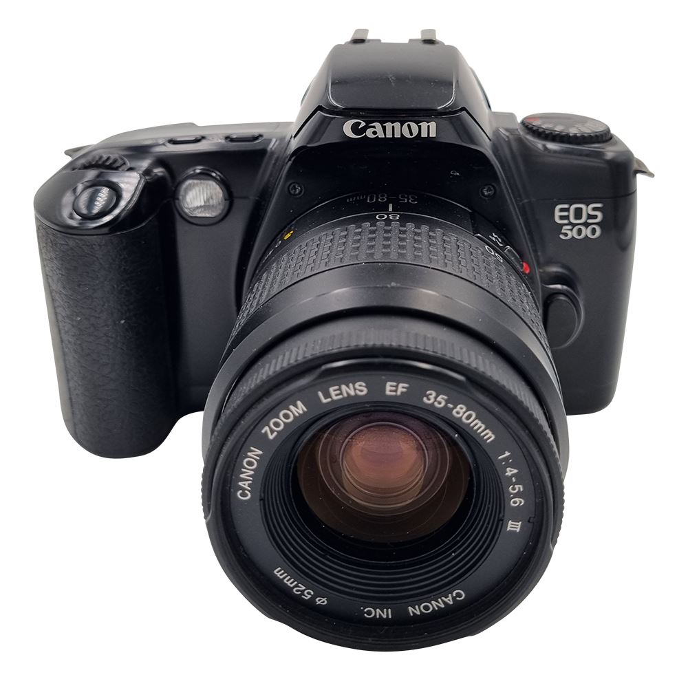 Appareil photo reflex Canon EOS 500 3580mm f45.6 III EF Mount Lens Noir Reconditionné