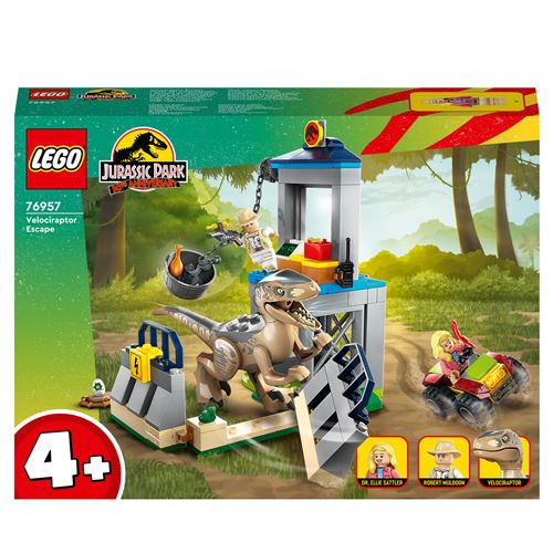 Lego Jurassic World Lego® Jurassic World™ 76957 L'Évasion Du Vélociraptor