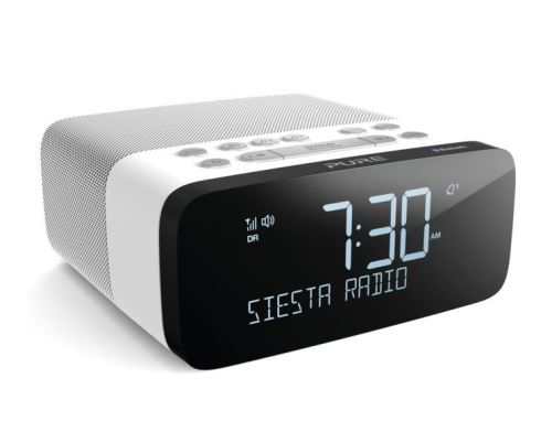 Radio-réveil DAB+ et FM avec Bluetooth Pure Siesta Rise S Blanc