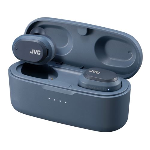 Ecouteurs sans fil Bluetooth à réduction de bruit JVC HA-A50T True Wireless Bleu