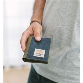 Portefeuille Mr. Wonderful Do something amazing today Bleu et Vert