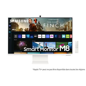 Ecran PC Samsung Smart Monitor M8 32 4K UHD Blanc - Ecrans PC - Achat &  prix