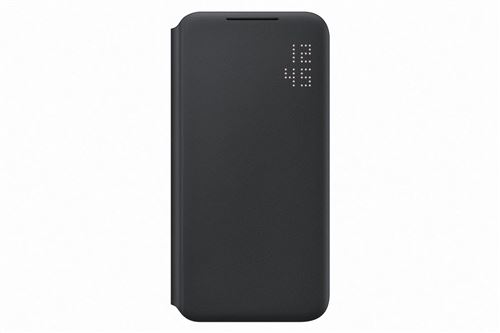 Etui Folio Smart LED View pour Samsung Galaxy S22 Noir