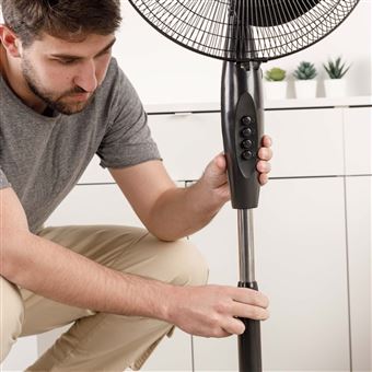 Ventilateur Pied Taurus Greco 16 CR Elegance Noir