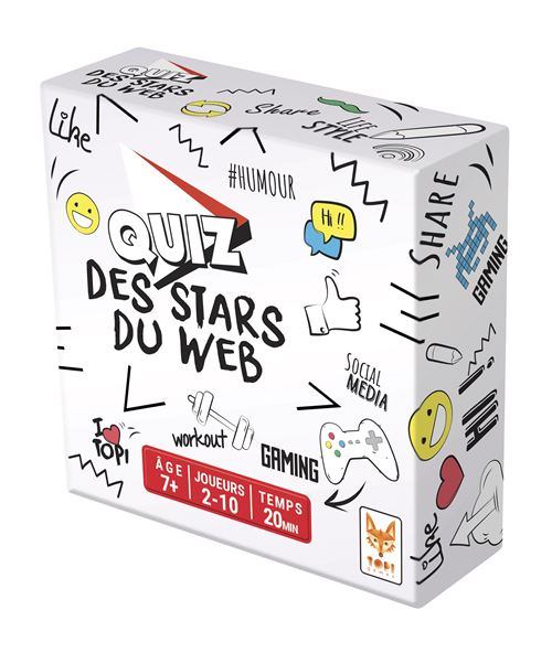 Jeu De Culture Generale Topigames Le Quizz Des Stars Du Web Jeu De Culture Generale Achat Prix Fnac