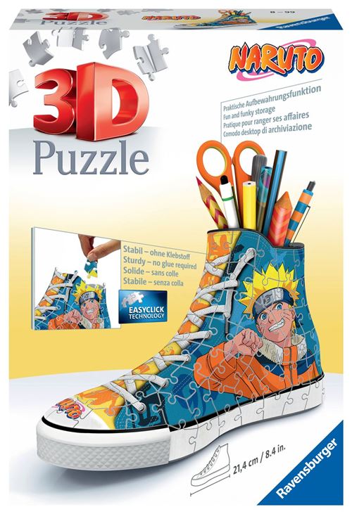Puzzle 3D Ravensburger Sneaker Naruto - Ravensburger