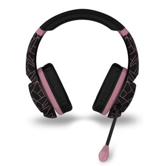 Casque 4Gamers PRO4-70 Stéréo PS4 Rose et Noir