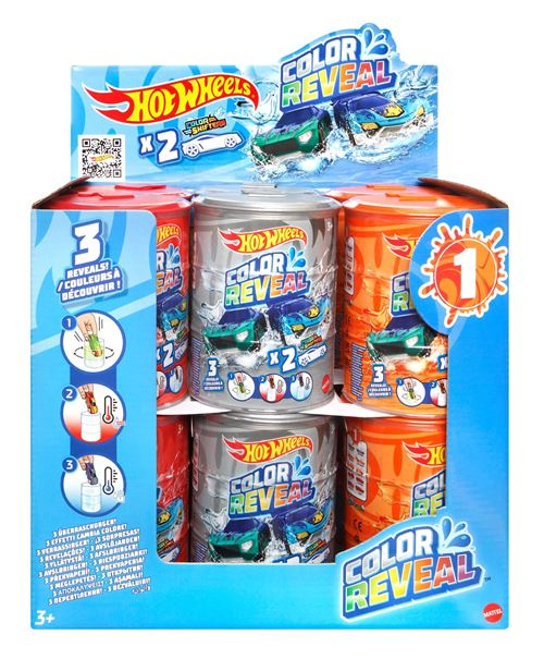 Pack 2 Véhicules Color Reveal Dès Mattel Le Pack De 2 Modèles Aléatoires - vue 2