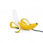 Lampe à poser Seletti en résine et verre Banana Huey Jaune