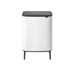 Poubelle Brabantia Bo Touch Bin Hi 2 x 30 L Blanc