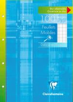 Etui feuillets mobiles de 100 pages A4 Clairefontaine 21 x 29,7 cm Bleu