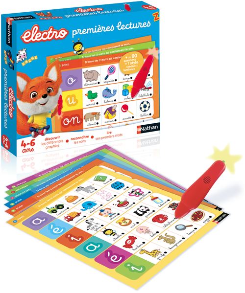 Jeu Découverte Nathan Electro Premières Lectures