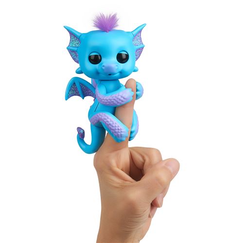 Fingerlings WowWee Bébé Dragon Interactif Tara Bleu