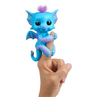 Fingerlings Wowwee Bebe Dragon Interactif Tara Bleu Jouet A Manipuler Achat Prix Fnac