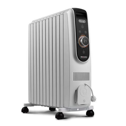 Delonghi Radiateur Bain D'Huile De'Longhi Trd51025 Dragon Connect 2500W Blanc