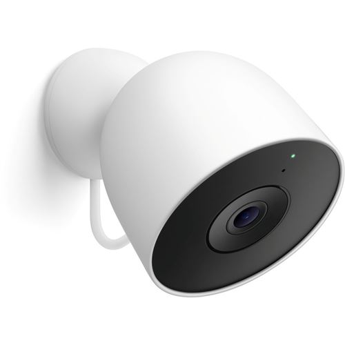Google Nest Cam - 2Nd Gen - Caméra De Surveillance Réseau - Extérieur - Couleur (Jour et Nuit) - 2560 X 1440 - 2K - Audio - Sans Fil - Wi-Fi - H.264, H.265 - Ca 120/230 V