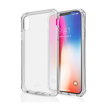 coque iphone xr transparente bord couleur