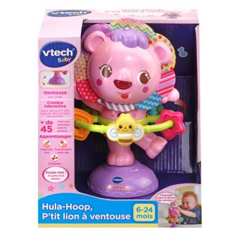 Hochet Hula Hoop Vtech Baby P Tit Lion A Ventouse Rose Jeu D Eveil Achat Prix Fnac