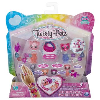 Pack de famille figurines Twisty Petz Modèle aléatoire
