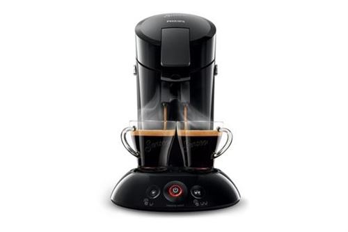 Cafetière à dosettes et capsules Philips HD6554/61 Noire
