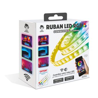 Kit ruban led RGB nomade rechargeable.