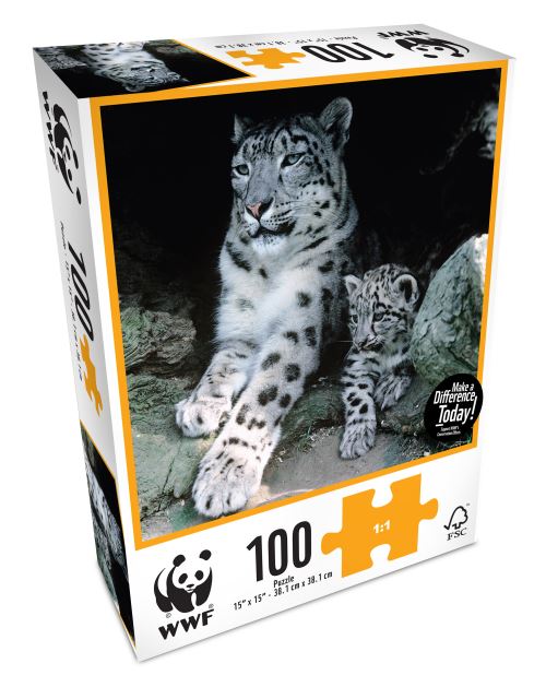 WWF Puzzle 100 pi&egrave;ces Lionceaux  