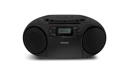 Radio Philips Taz2500 avec Lecteur Cd Multisource Fm/Dab+/Dab Noir
