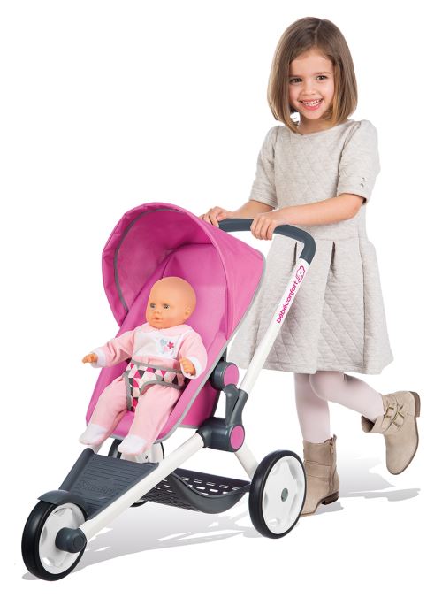 Poussette Jogger Poupee Smoby Bebe Confort 63 5 Cm Poussette De Poupee Achat Prix Fnac