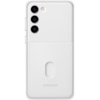 Coque avec cadran renforcé pour Samsung Galaxy S23+ 5G Blanc