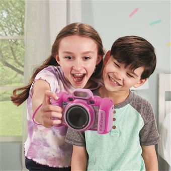 VTech KidiZoom Duo FX Rose - Appareil Photo Enfant 8MP Avec Effets, Studio BD Et Jeux (4-12 Ans) Appareil Photo Robuste Enfant