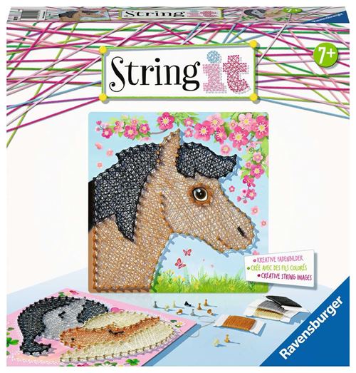 Kit créatif Ravensburger String it midi Chevaux