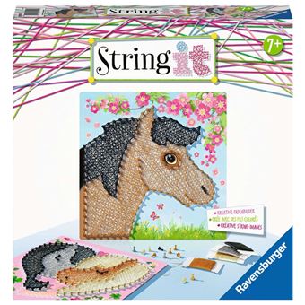 Kit créatif Ravensburger String it midi Chevaux