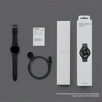 Montre connectée Samsung Galaxy Watch6 Classic 43mm Bluetooth Noir