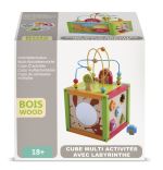 Cubes en bois WDK Multi activités Labyrinth 20 cm