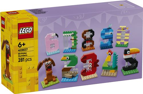 LEGO Iconic Les chiffres d’anniversaire 40807 - vue 2