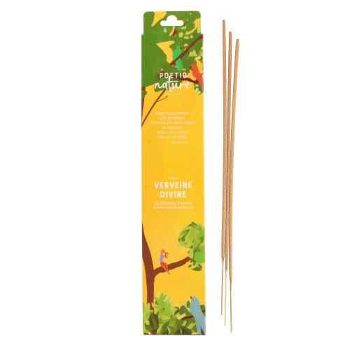 25 bâtons d'encens verveine enchantée Poetic Nature