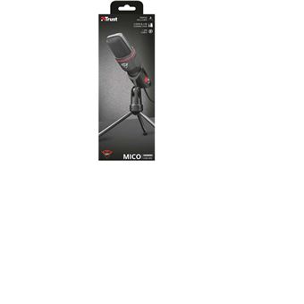 Microphone Trust Gaming GXT 212 USB Noir