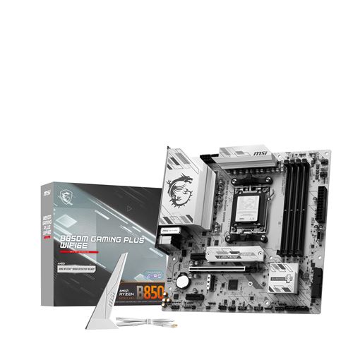 Carte mère MSI B850M GAMING PLUS WIFI6E Micro ATX Socket AM5 Chipset AMD B850