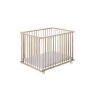 Elec 5664 0058ylb Parc Bebe Carre En Bois 3 6m 4 Panneaux De 70x90 Cm Parcs Achat Prix Fnac