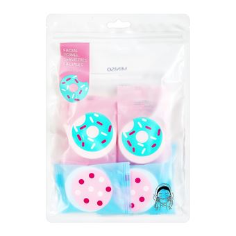 Pack de 10 serviettes visage compressées Miniso - 1