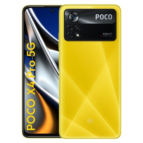 Smartphone Xiaomi Poco X4 Pro 6,67 5G 256 Go Double SIM Jaune Poco