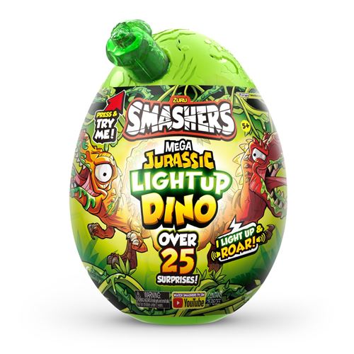 Figurine Smashers Jurassic Series 1 Mega Light-Up Dino - Smashers