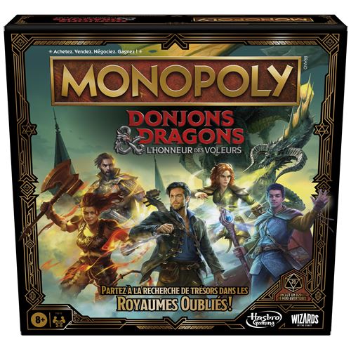 Monopoly Jeu Classique Donjons Et Dragons L'honneur Des Voleurs - Image 2