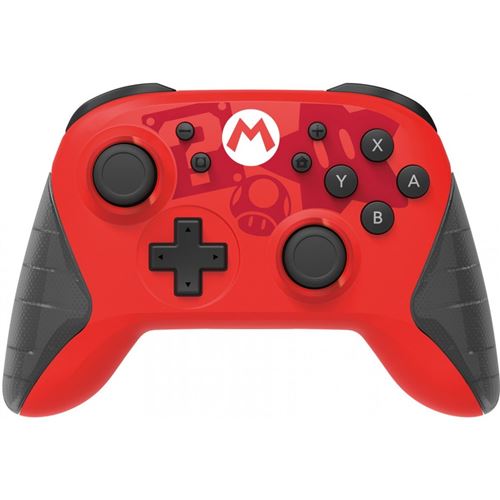 HORI Wireless HORIPAD - Mario - manette de jeu - sans fil - 2.4 GHz/Bluetooth - pour Nintendo Switch