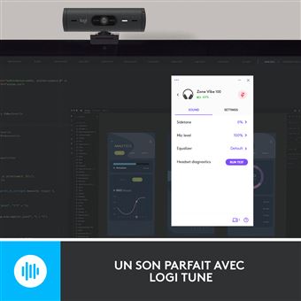 Casque PC sans fil Bluetooth Logitech Zone Vibe 100 Graphite