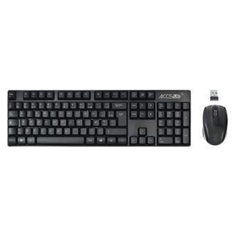Clavier Accsup CS05 FR V2 Azerty Noir - 1