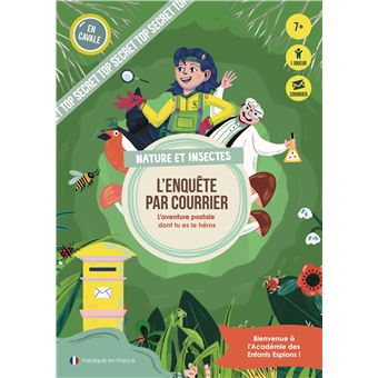 Jeu d'enquête En Cavale L’Enquête par Courrier Nature et Insectes