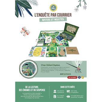 Jeu d'enquête En Cavale L’Enquête par Courrier Nature et Insectes