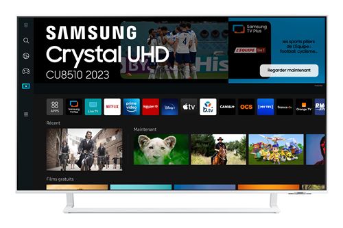 TV Samsung Crystal Tu50Cu8510K 127 Cm 4K UHD Smart TV Blanc
