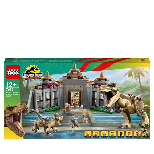 LEGO® Jurassic World™ 76961 Le centre des visiteurs L’attaque du T. rex et du vélociraptor État correct -  reconditionné disponible sur Fnac